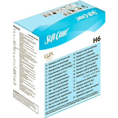 Dusjsåpe og sjampo SOFT CARE Lux 2 - in-1 H6 refill
