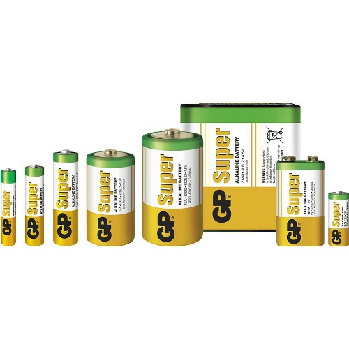 Alkaliske batterier GP Super