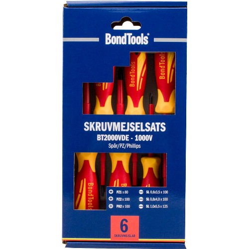 Skrutrekkersett BONDTOOLS BT2000VDE 1000 V
