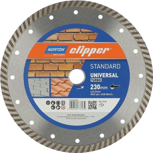 Diamantkappeskive NORTON Clipper Standard Universal Turbo