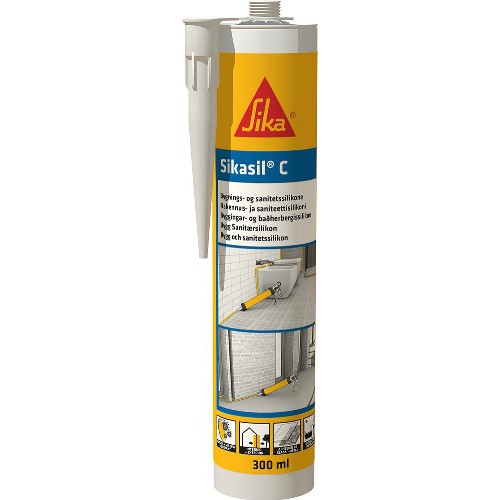 Bygg- og sanitærsilikon SIKA Sikasil-C