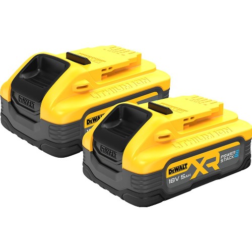 Batteripakke DEWALT 2x 18 V 5,0 Ah Li-Ion Powerstack