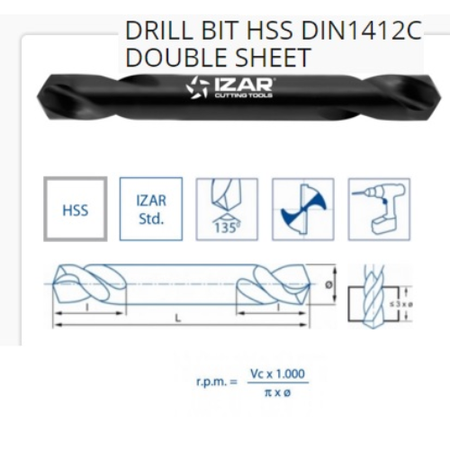 STUB BOR DOBBEL HSS IZAR 1660