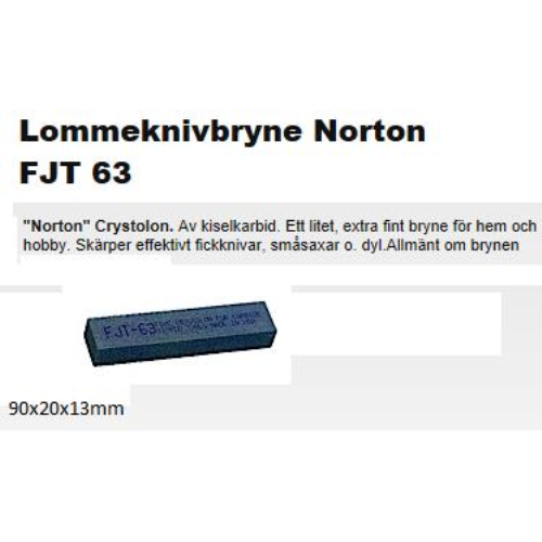 Lommeknivbryne NORTON Crystolon